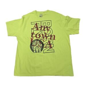 Born Fly Neon Graphic T-Shirt 4XL Big Tall Anytown USA Streetwear